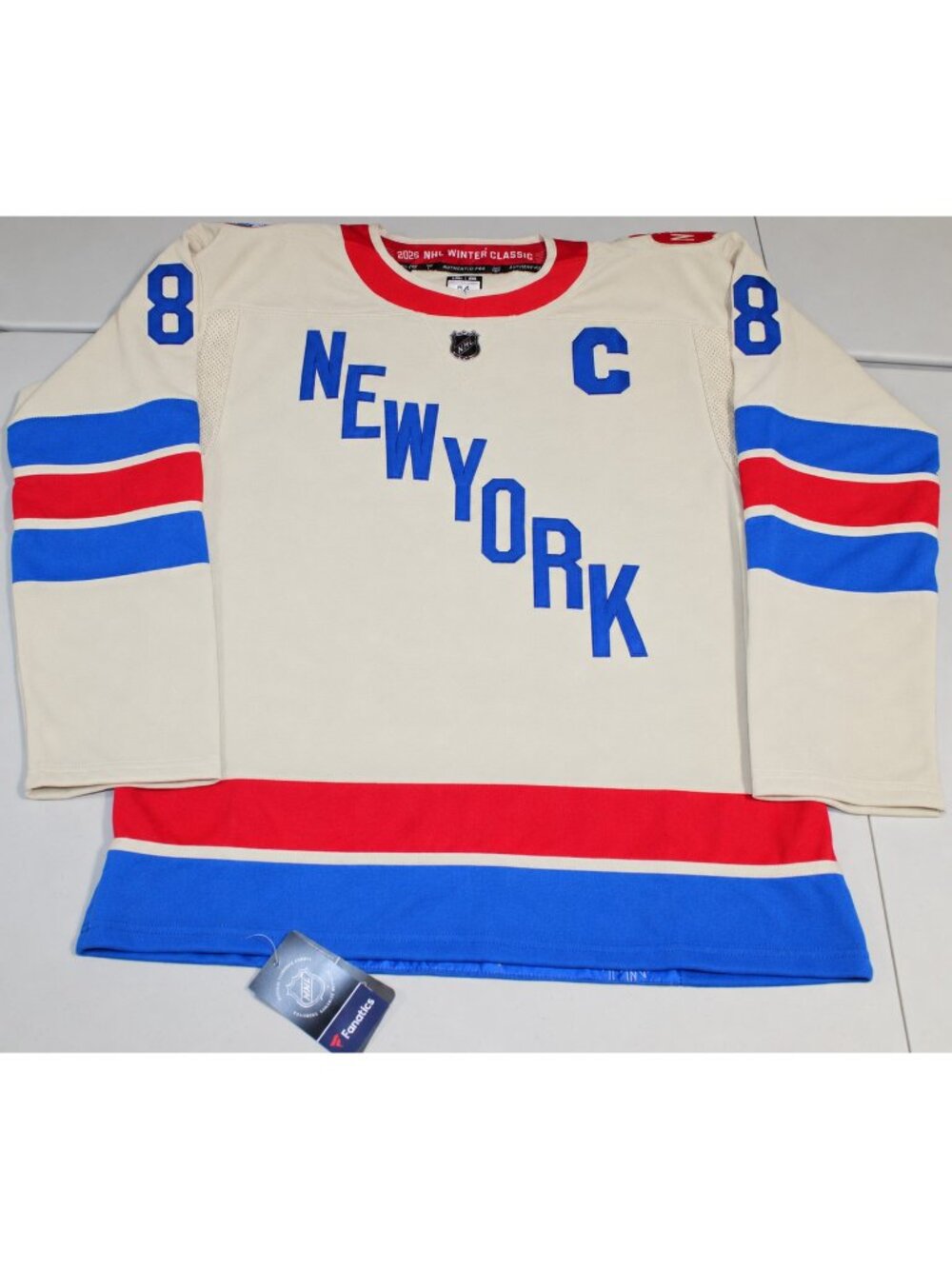 2026 Winter Classic NHL Hockey New York Rangers JT Miller #8 Jersey Large NWT